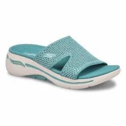 Skechers Women's Go Walk Arch Fit Sandal - Mu -ShoeVibe Sales Shop 140274 TEAL XXX 2