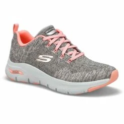 Skechers Women's Arch Fit Comfy Wave Sneakers -ShoeVibe Sales Shop 149414 GYPK XXX 1