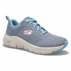 Skechers Women's Arch Fit Comfy Wave Sneaker 7 Skechers Women's Arch Fit Comfy Wave Sneaker -ShoeVibe Sales Shop 149414 SLT XXX
