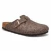 Birkenstock Men's Boston Wool Clog - Cacao -ShoeVibe Sales Shop 160581 M XXX 1