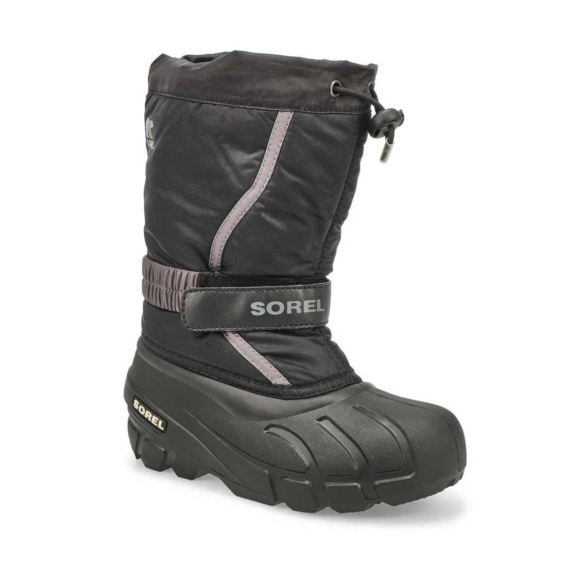 Sorel Kids' Flurry Winter Boot - Black/Grey 3 Sorel Kids' Flurry Winter Boot - Black/Grey