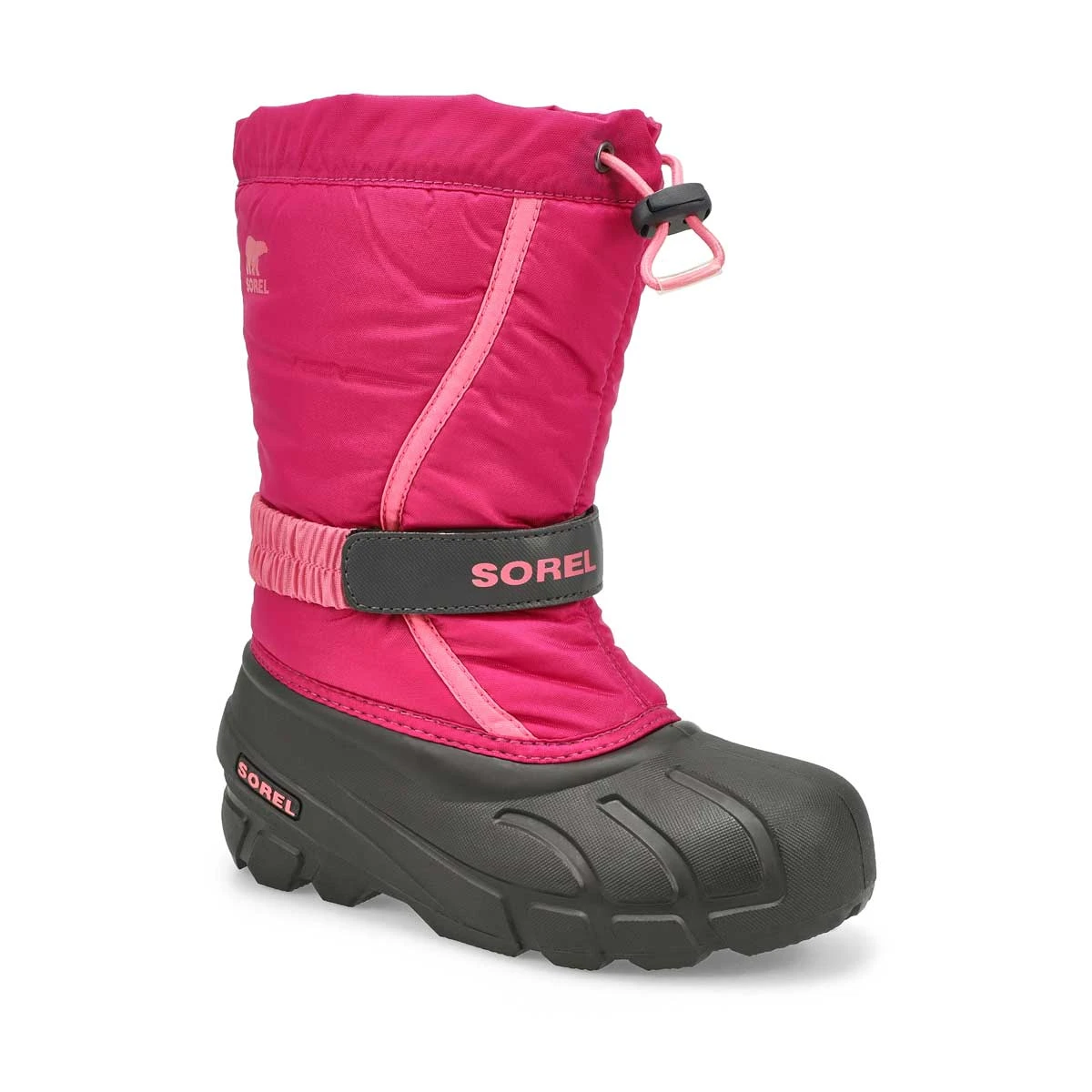 Sorel Kids' Flurry Winter Boot - Black/Grey 7 Sorel Kids' Flurry Winter Boot - Black/Grey - Image 5