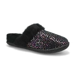Sorel Girls' Nakiska Slide II Slipper - Black