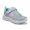 Skechers Girls' Twisty Bright Sneakers- Silve