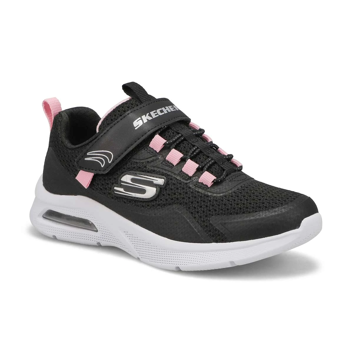 Skechers Girls' Microspec Max Sneaker -Black 3 Skechers Girls' Microspec Max Sneaker -Black