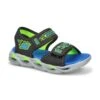 Skechers Boys' Thermo-Splash Sandal - Black/B -ShoeVibe Sales Shop 400109L BBLM XXX 3