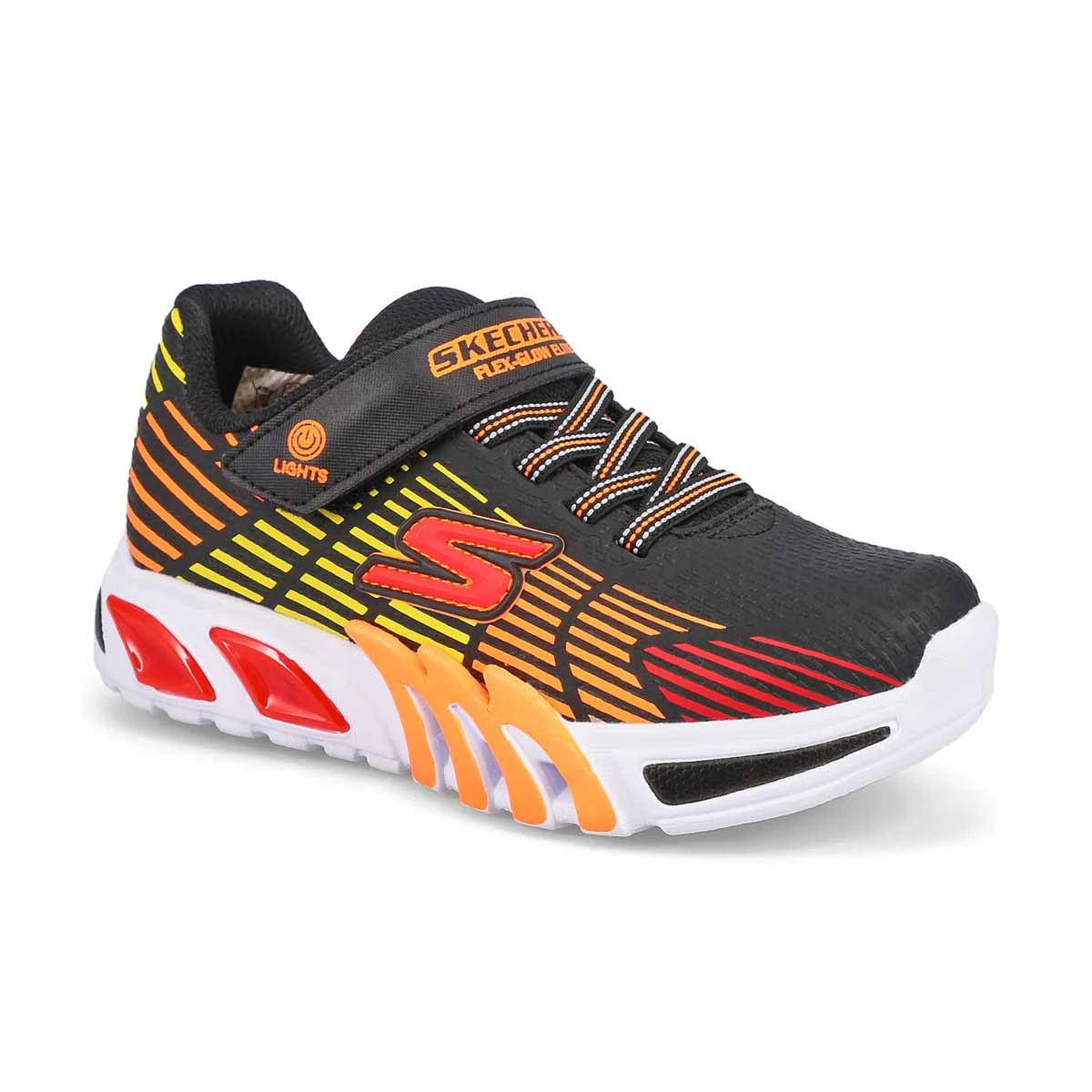 Skechers Boys' Flex-Glow Sneakers - Navy/Mult 4 Skechers Boys' Flex-Glow Sneakers - Navy/Mult - Image 2