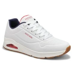Skechers Men's Uno Stand On Air Sneaker- Whit -ShoeVibe Sales Shop 52458 WNVR XXX