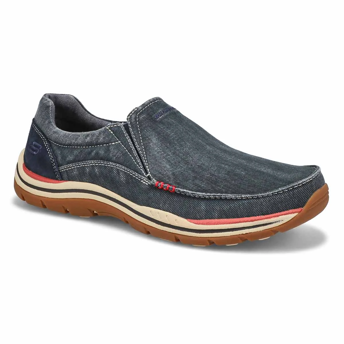 Skechers Men's Avillo Shoe - Blue 7 Skechers Men's Avillo Shoe - Blue - Image 5