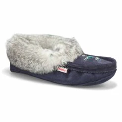 SoftMoc Women's SF600 Rabbit Fur Moccasin - -ShoeVibe Sales Shop 65820L XXX 3
