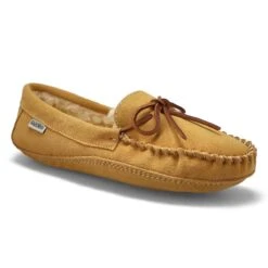 SoftMoc Men's Ace Suede Fur Lined Moccasin -N