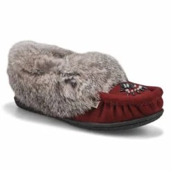 SoftMoc Women's Cute 5 Rabbit Fur Moccasin - 9 SoftMoc Women's Cute 5 Rabbit Fur Moccasin - -ShoeVibe Sales Shop CUTE5 BGDY XXX