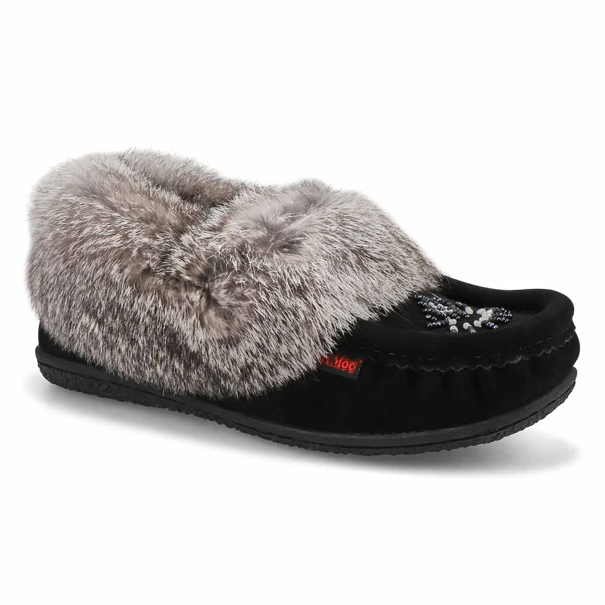SoftMoc Women's Cute 5 Rabbit Fur Moccasin - 6 SoftMoc Women's Cute 5 Rabbit Fur Moccasin - - Image 4