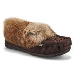 SoftMoc Women's Cute 5 Rabbit Fur Moccasin - 13 SoftMoc Women's Cute 5 Rabbit Fur Moccasin - -ShoeVibe Sales Shop CUTE5 CHOC XXX