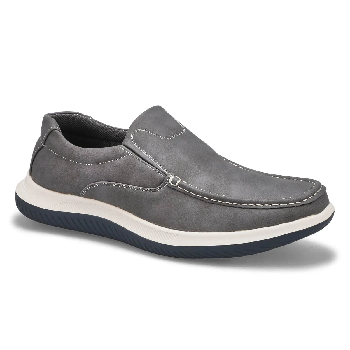 SoftMoc Men's Drill Slip On Casual Shoe - Gre 3 SoftMoc Men's Drill Slip On Casual Shoe - Gre