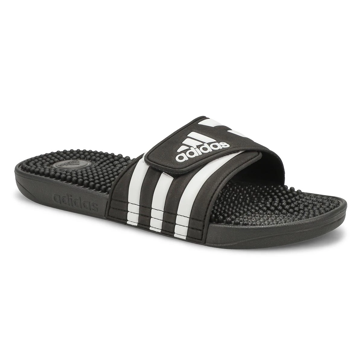 Adidas Men's Adissage Slide Sandal - Black/Wh 3 Adidas Men's Adissage Slide Sandal - Black/Wh