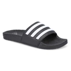 Adidas Men's Adilette Boost Slide - Black/Whi