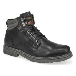 SoftMoc Men's Hallway 3 Ankle Boot- Black