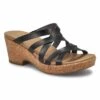 SoftMoc Women's Hillary Wedge Sandal - Black 2 SoftMoc Women's Hillary Wedge Sandal - Black -ShoeVibe Sales Shop HILLARY BLK XXX 1