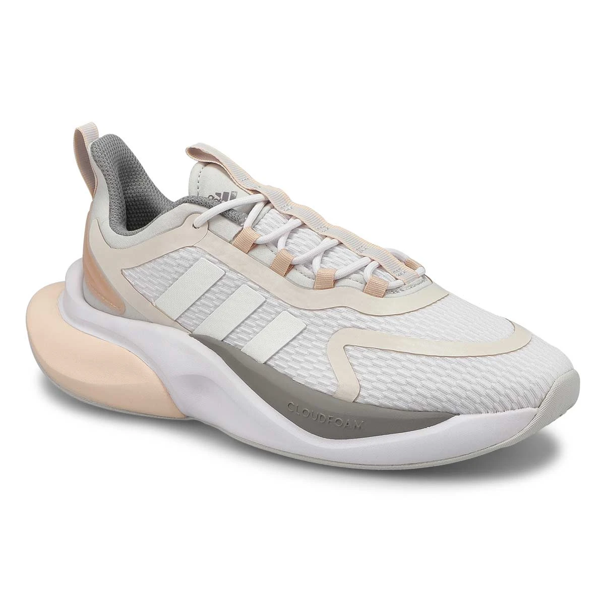 Adidas Women's Alphabounce Sneaker - White/Gr 3 Adidas Women's Alphabounce Sneaker - White/Gr