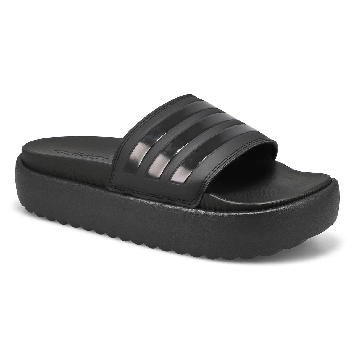 Adidas Women's Adilette Platform Sandal - Bla 3 Adidas Women's Adilette Platform Sandal - Bla