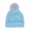SoftMoc Women's Light Blue With Fur Pom Cable -ShoeVibe Sales Shop HTEPH1 LBL XXX