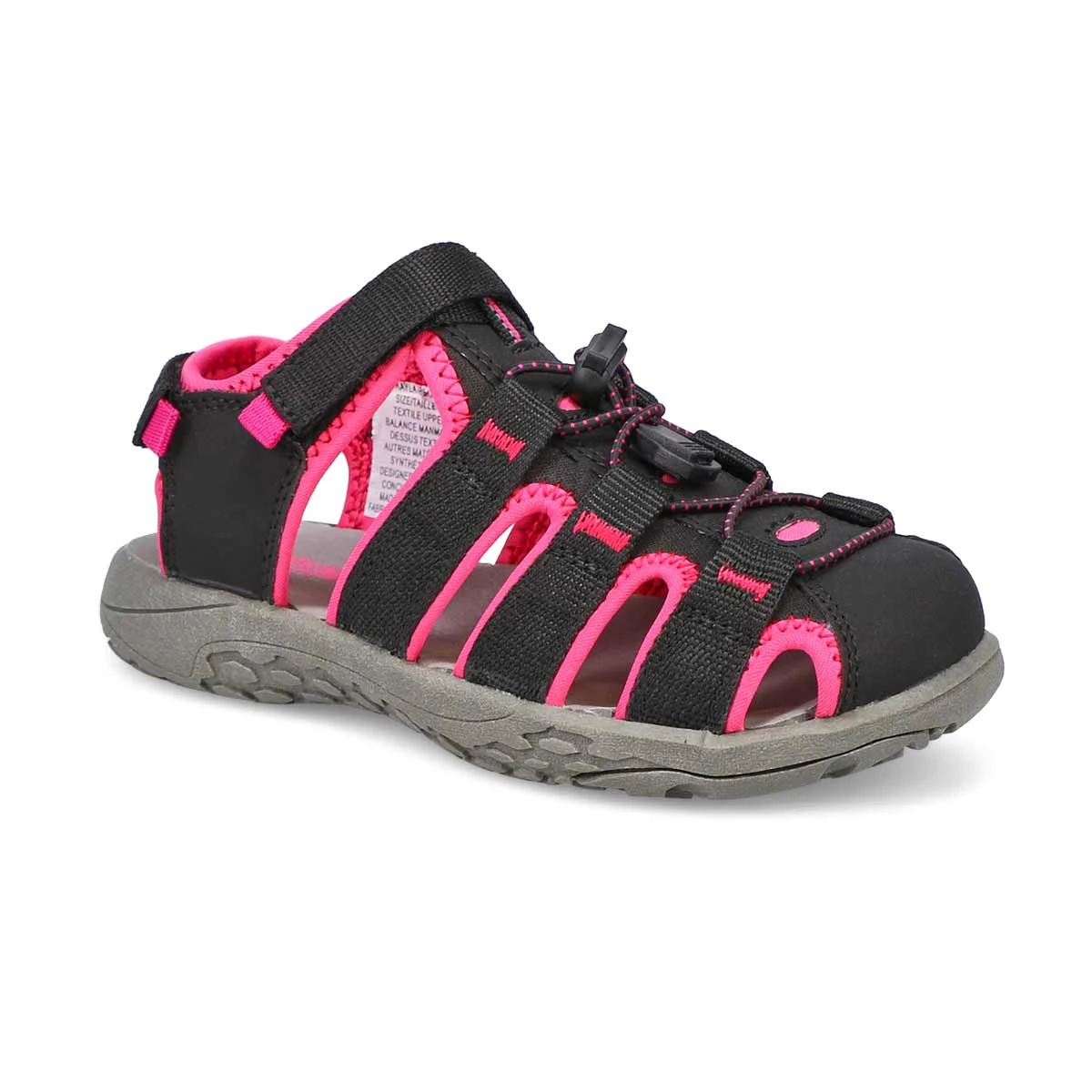 SoftMoc Girls' Kayla Fisherman Sandal - Black 3 SoftMoc Girls' Kayla Fisherman Sandal - Black