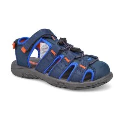 SoftMoc Boys' Kyle Fisherman Sandal - Black L -ShoeVibe Sales Shop KYLE NVY XXX 2