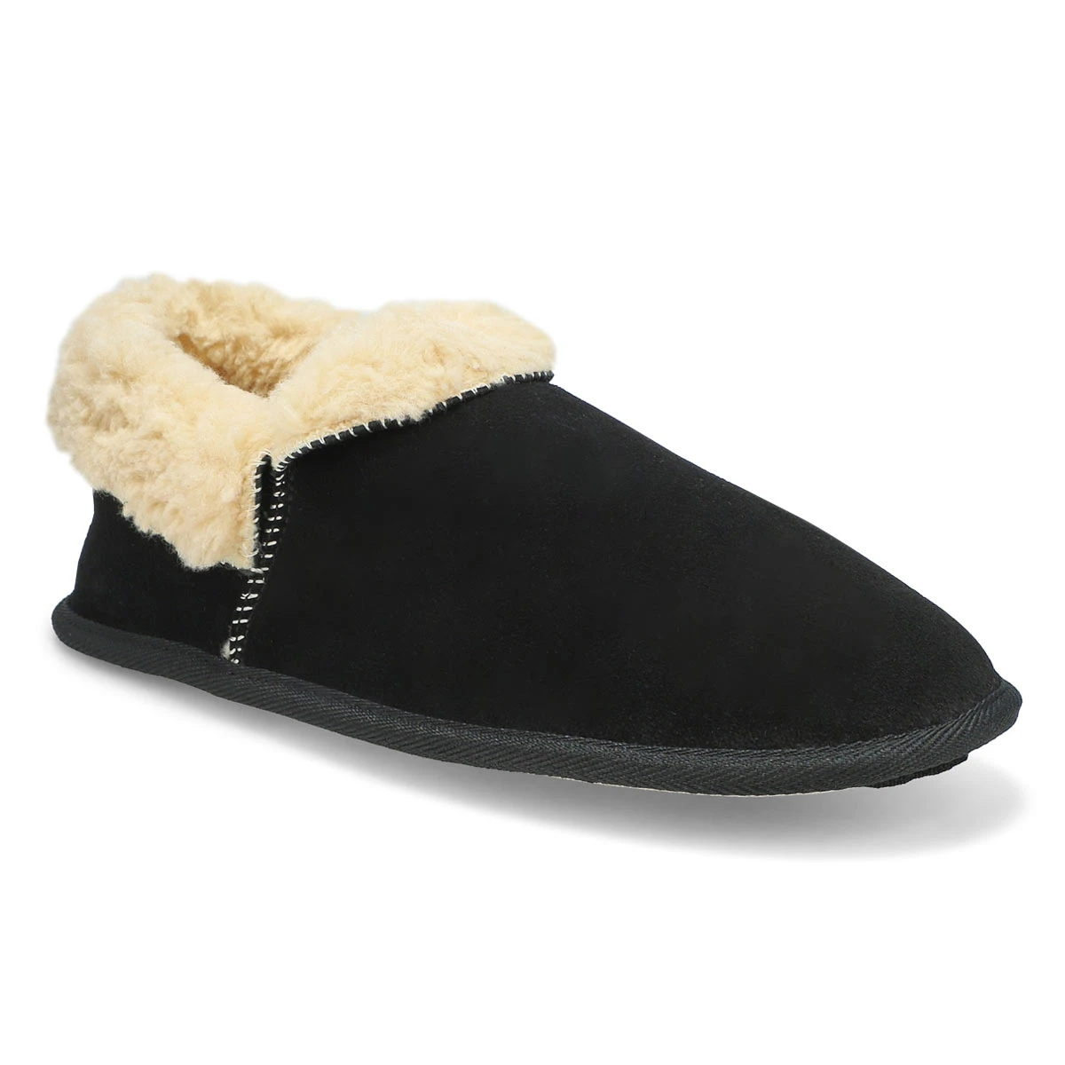 SoftMoc Men's Loki Closed Back Slipper - Choc 4 SoftMoc Men's Loki Closed Back Slipper - Choc - Image 2