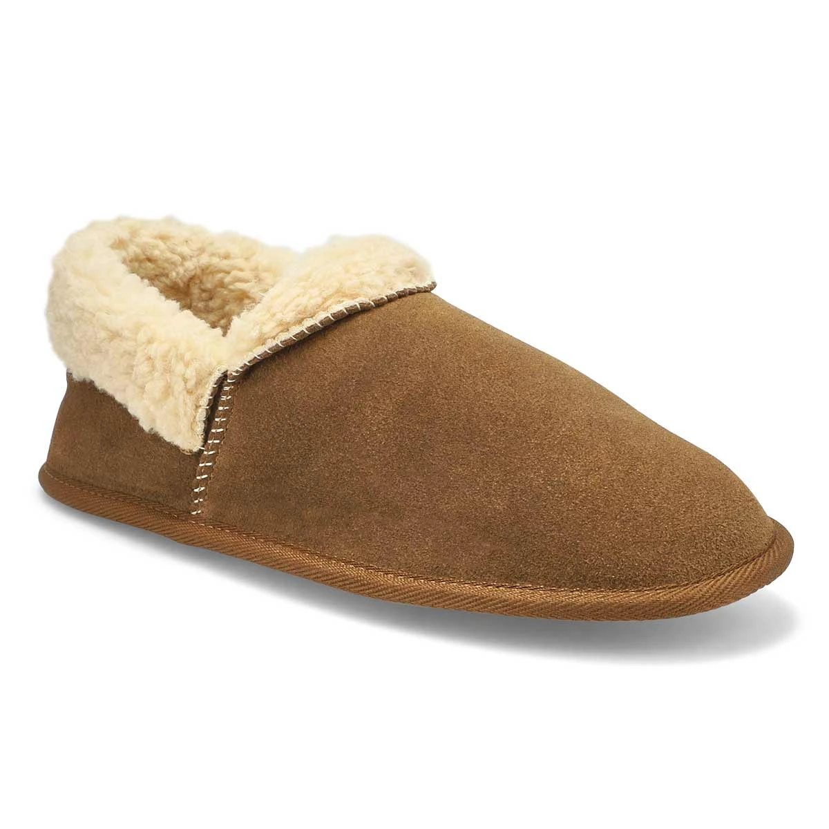 SoftMoc Men's Loki Closed Back Slipper - Choc 3 SoftMoc Men's Loki Closed Back Slipper - Choc