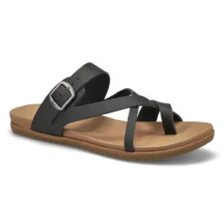 SoftMoc Women's Miya Toe Loop Sandal- Cognac -ShoeVibe Sales Shop MIYA BLK XXX 2