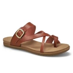 SoftMoc Women's Miya Toe Loop Sandal - Brown -ShoeVibe Sales Shop MIYA CGNC XXX