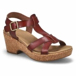 SoftMoc Women's Paola Wedge Sandal - Antique