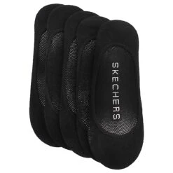Skechers Lds Microfiber Superlow Liner 5pk- M -ShoeVibe Sales Shop S106144C 001 XXX 2