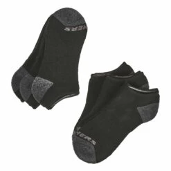 Skechers Boys' No Show Full Terry Sock - 6 Pa