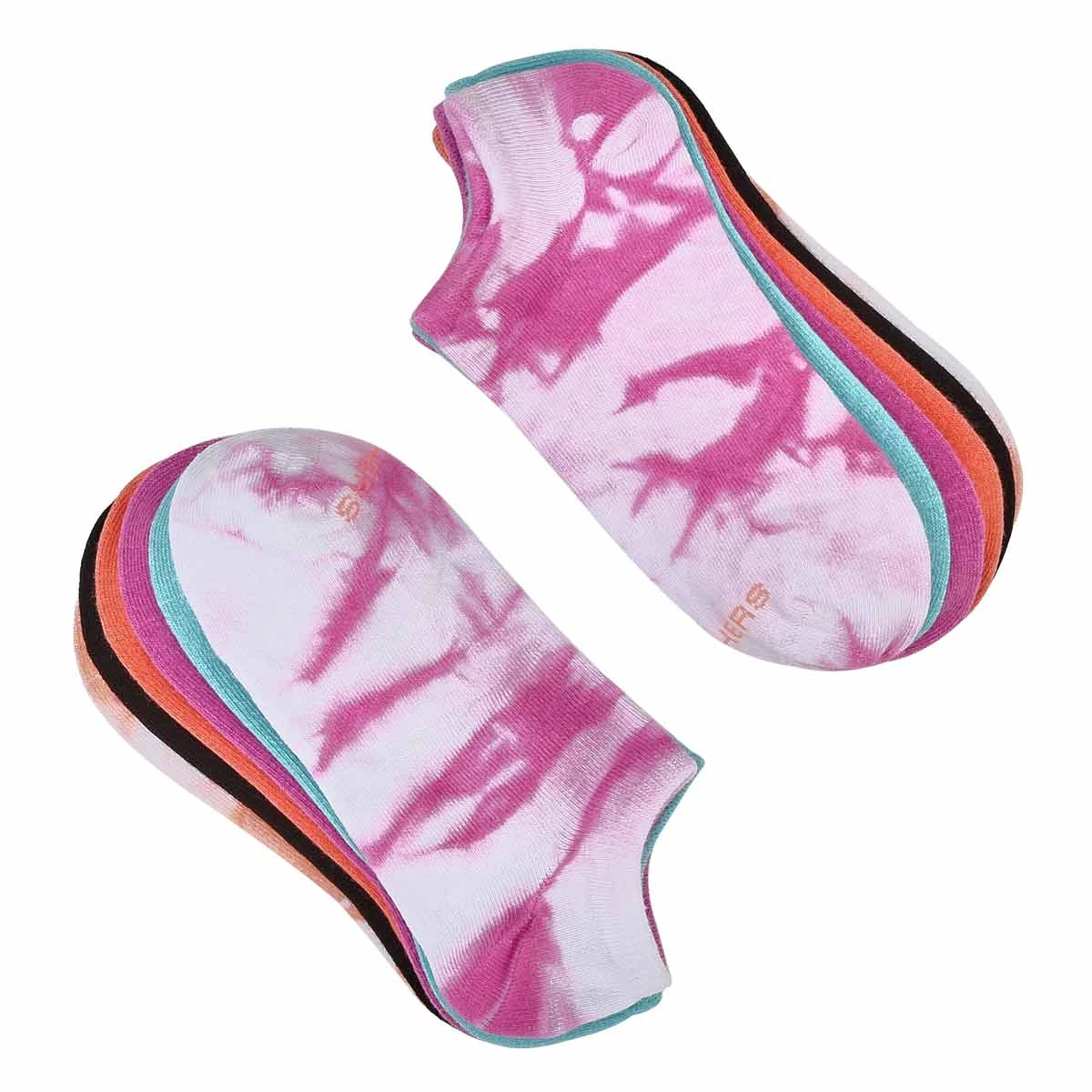 Skechers Women's No Show Sock - 6 Pk 3 Skechers Women's No Show Sock - 6 Pk