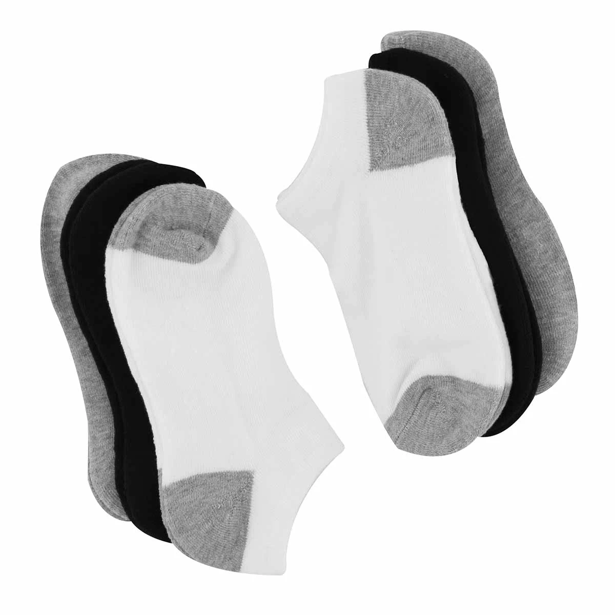 SoftMoc Women's No Show TC Blend Sock 6 Pack- 3 SoftMoc Women's No Show TC Blend Sock 6 Pack-