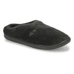 SoftMoc Women's Snuggle Open Back Slipper - L -ShoeVibe Sales Shop SNUGGLE BLK XXX 1