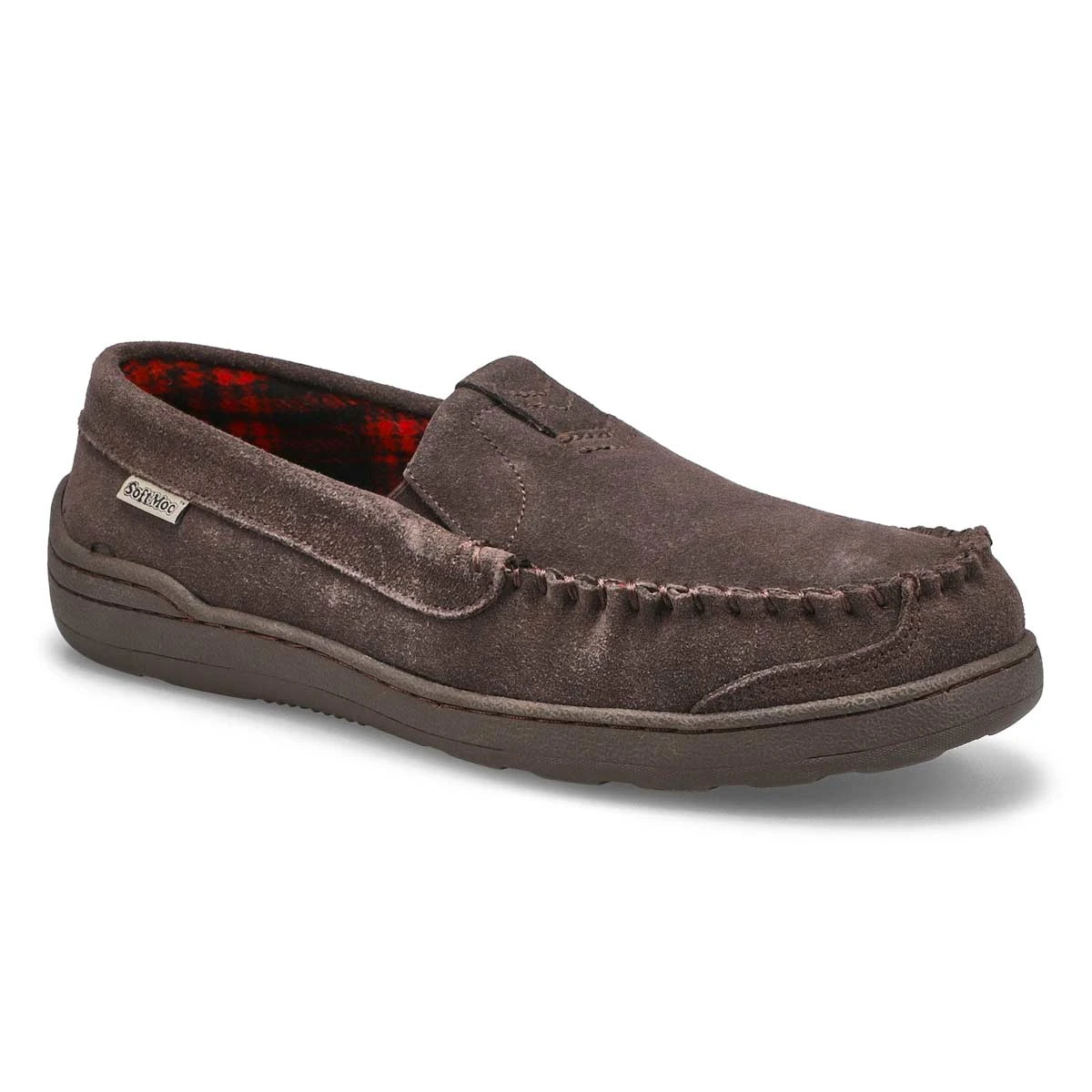 SoftMoc Men's Theon Suede Moccasin - Chestnut 5 SoftMoc Men's Theon Suede Moccasin - Chestnut - Image 3