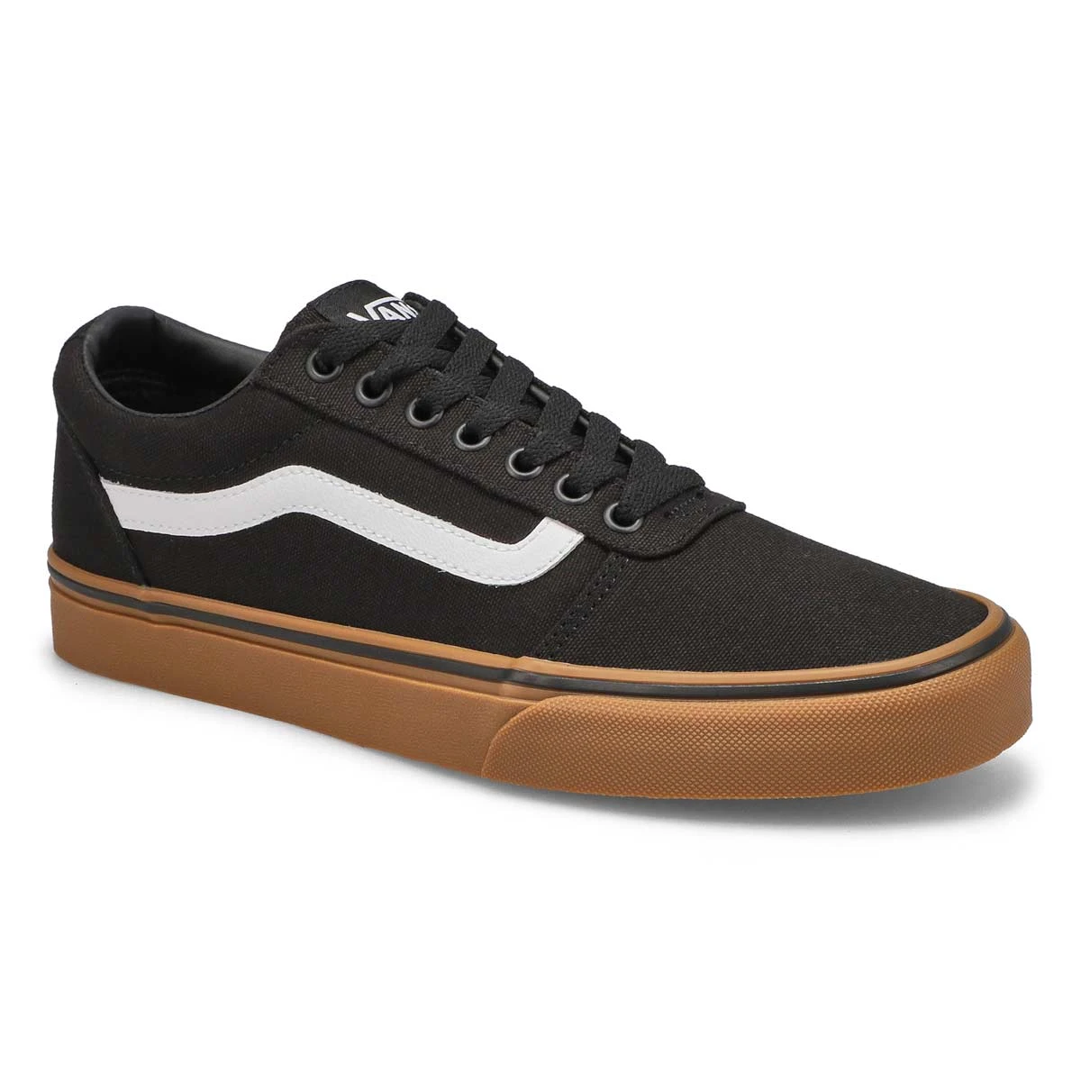 Vans Men's Ward Sneaker - Black/Gum 3 Vans Men's Ward Sneaker - Black/Gum