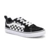 Vans Boys' Filmore Sneaker - Black/White Chec 2 Vans Boys' Filmore Sneaker - Black/White Chec -ShoeVibe Sales Shop VN0A3MVP5GX XXX 1