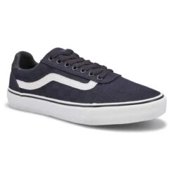 Vans Men's Ward Deluxe Sneaker - Dark Navy -ShoeVibe Sales Shop VN0A3TG1DNV XXX
