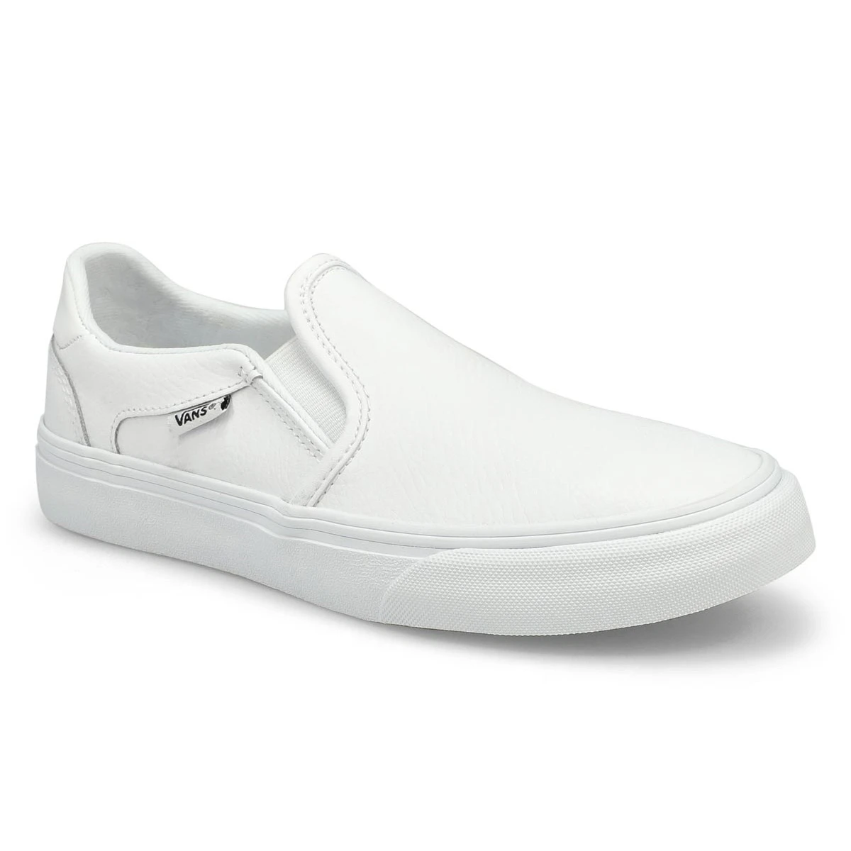 Vans Women's Asher Deluxe Sneaker - White/Whi 3 Vans Women's Asher Deluxe Sneaker - White/Whi