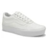 Vans Women's Ward Platform Sneaker - White/Wh -ShoeVibe Sales Shop VN0A3TLC0RG XXX