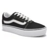 Vans Women's Ward Platform Sneaker - Black/Wh -ShoeVibe Sales Shop VN0A3TLC187 XXX 1