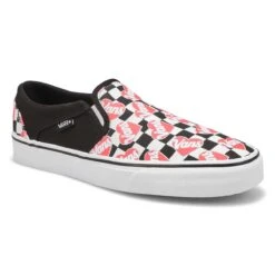 Vans Women's Asher Sneaker - Checkered Multi/