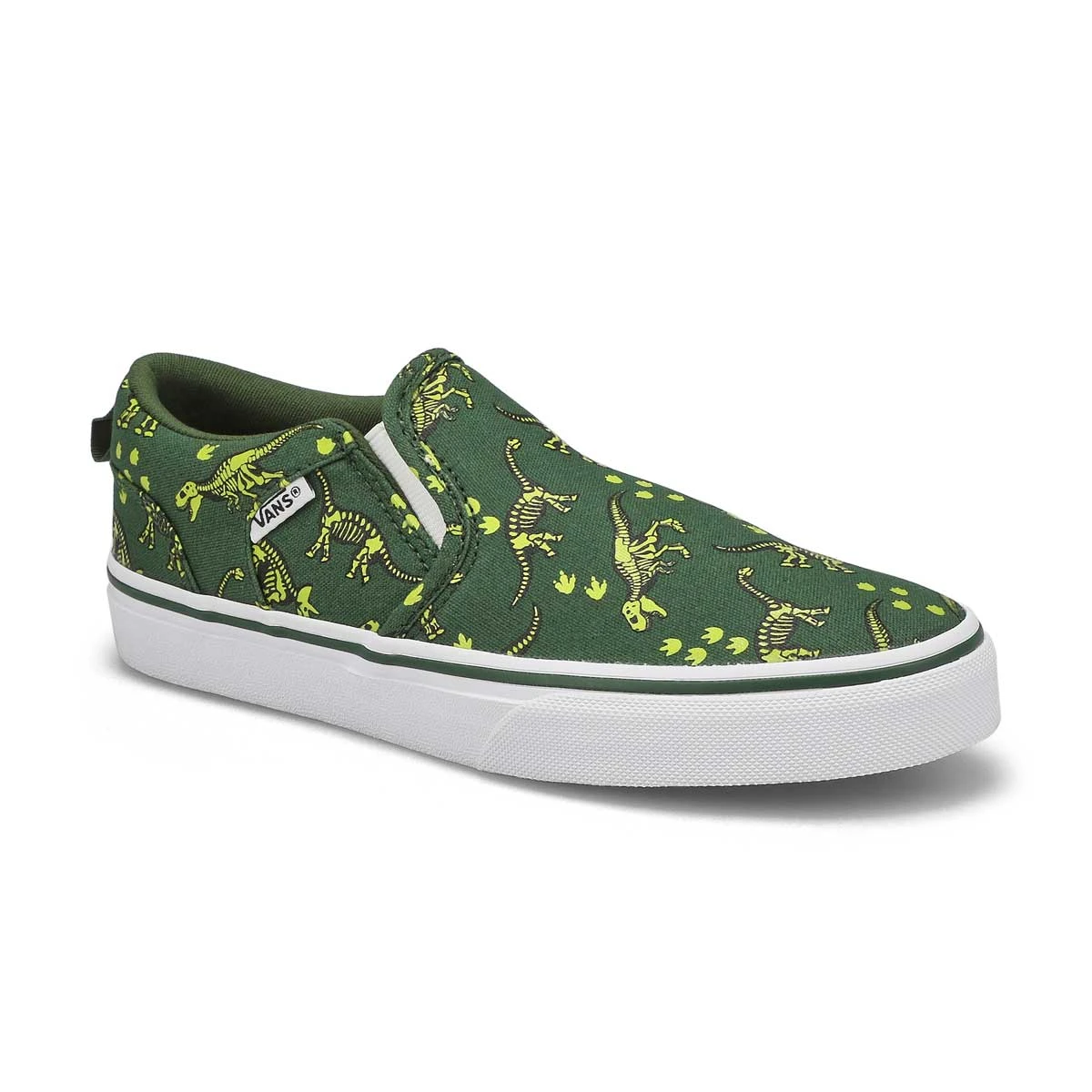 Vans Boys' Asher Dino Skeleton Sneaker 3 Vans Boys' Asher Dino Skeleton Sneaker