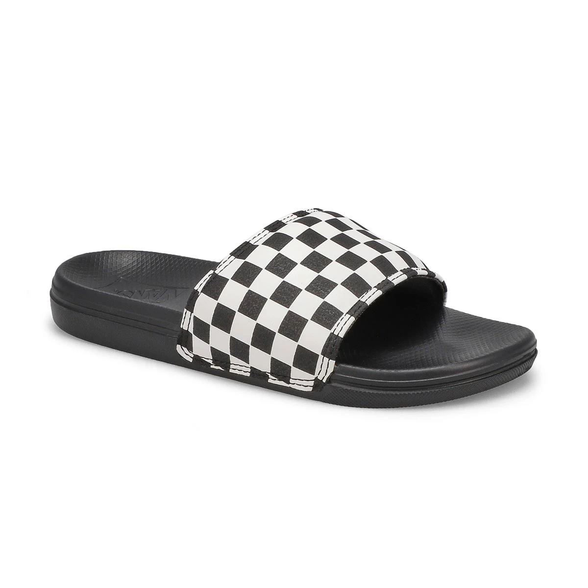 Vans Boys' Range Slide-On-Checker Sandal 3 Vans Boys' Range Slide-On-Checker Sandal