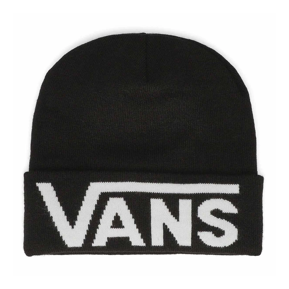 Vans Drop V Tall Cuff Beanie - Black 3 Vans Drop V Tall Cuff Beanie - Black