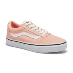 Vans Girls' Ward Sneaker - Powder Pink -ShoeVibe Sales Shop VN0A5HUBN4N XXX 4
